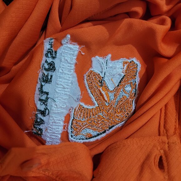 Champion FAMU Florida  A&M University FAM Orange Polo Snake Logo Shirt Alumni - Picture 10 of 10